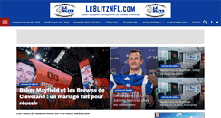 Desktop Screenshot of leblitznfl.com